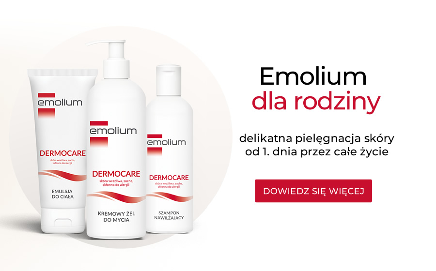 Emolium dla rodziny - delikatna pielęgnacja skóry od 1. dnia przez całe życie