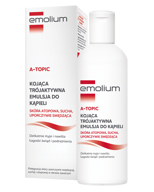 Emolium A-TOPIC Kojąca emulsja do kąpieli, 200ml