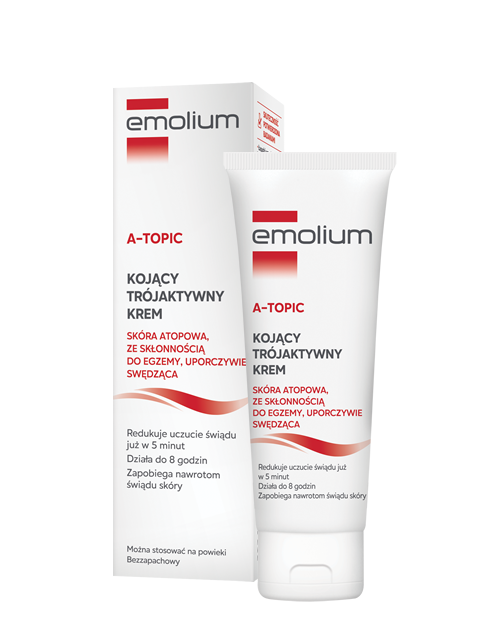 Emolium A-TOPIC Kojący trójaktywny krem, 50 ml