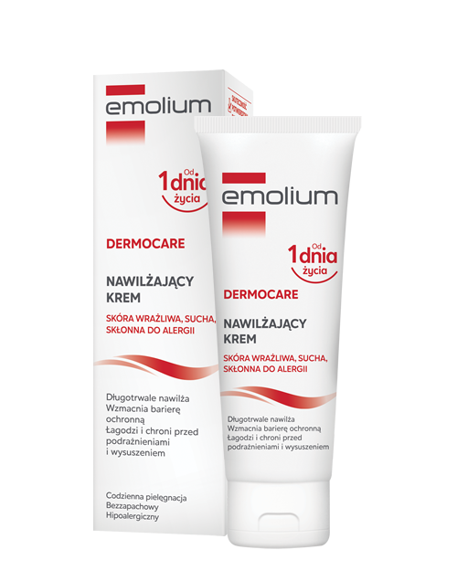 Emolium DERMOCARE Nawilżający krem, 75 ml