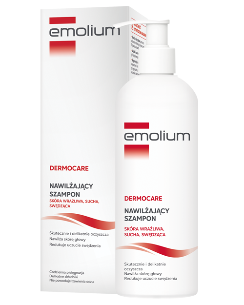 Emolium DERMOCARE Nawilżający szampon 200 ml, 400 ml