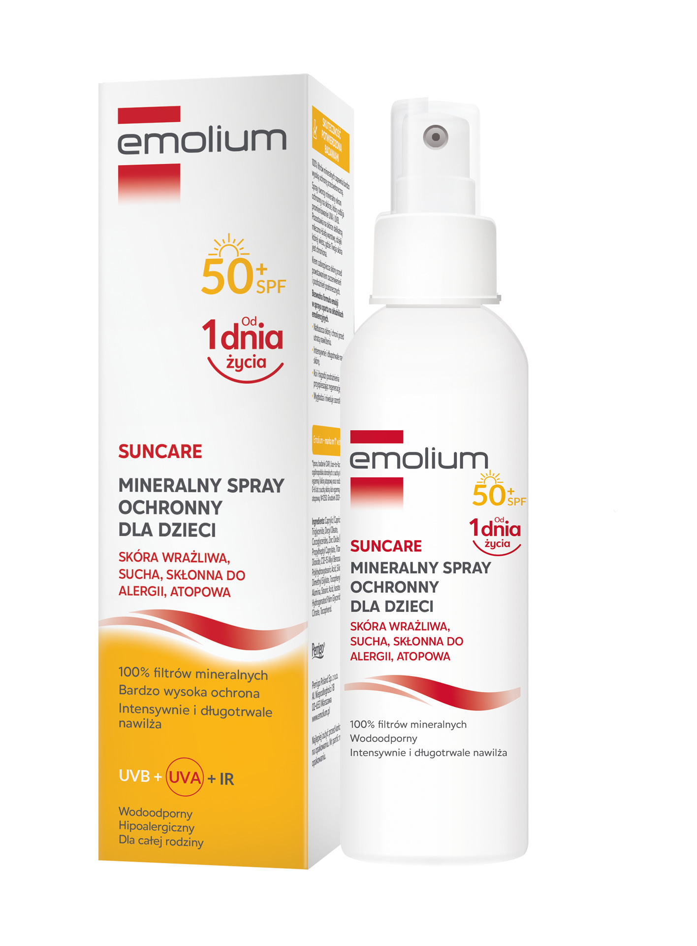 Suncare Mineralny spray ochronny SPF 50+