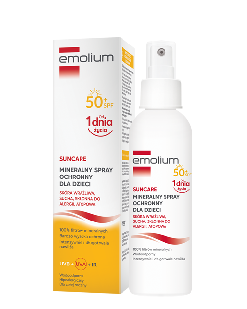 Emolium SUNCARE Mineralny Spray ochronny SPF 50+, 100 ml